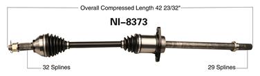 CV Axle Shaft SA NI-8373