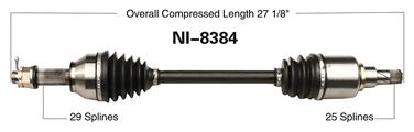 CV Axle Shaft SA NI-8384