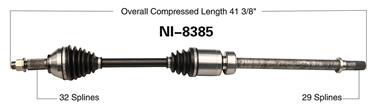 CV Axle Shaft SA NI-8385