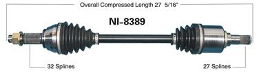 CV Axle Shaft SA NI-8389