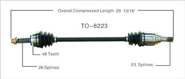 CV Axle Shaft SA TO-8223