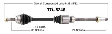 CV Axle Shaft SA TO-8246