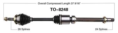 CV Axle Shaft SA TO-8248