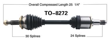 CV Axle Shaft SA TO-8272