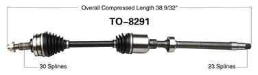 CV Axle Shaft SA TO-8291