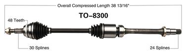 CV Axle Shaft SA TO-8300