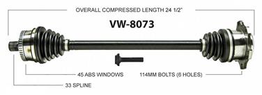 CV Axle Shaft SA VW-8073