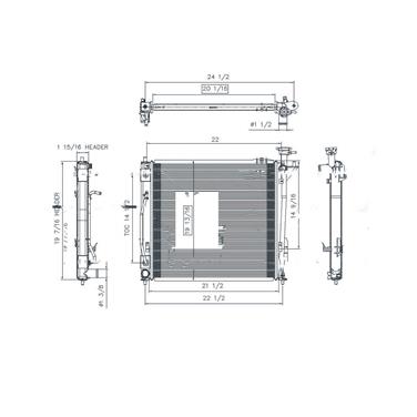 Radiator TY 13373