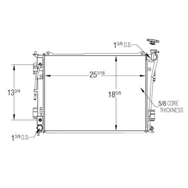 Radiator TY 13391