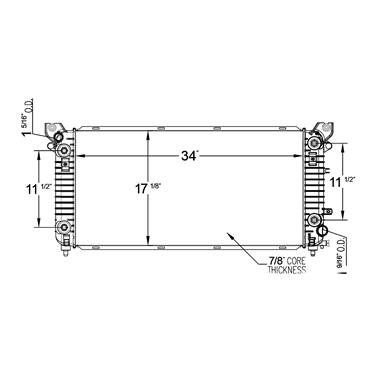 Radiator TY 13397