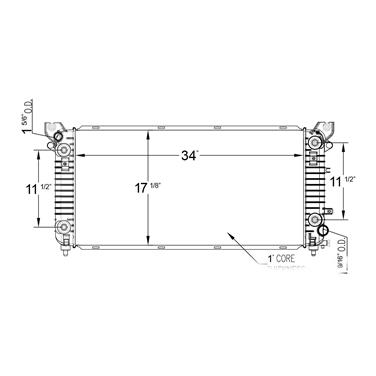 Radiator TY 13398