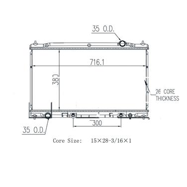 Radiator TY 13403