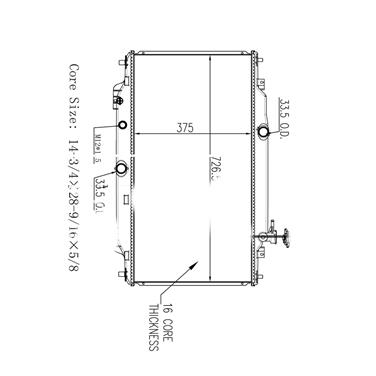 Radiator TY 13404