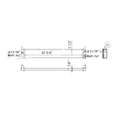 Drive Motor Inverter Cooler TY 13436