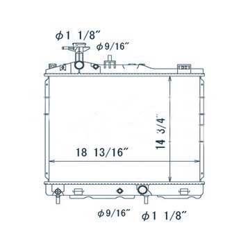 Radiator TY 13469