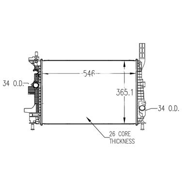 Radiator TY 13536