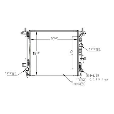 Radiator TY 13589