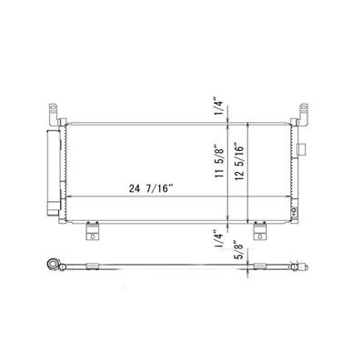 A/C Condenser TY 4302