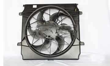 Dual Radiator and Condenser Fan Assembly TY 620520