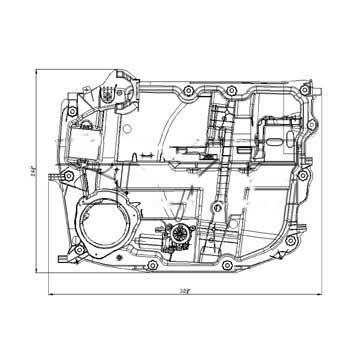 Power Window Motor and Regulator Assembly TY 660483