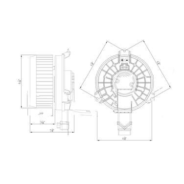 HVAC Blower Motor TY 700260