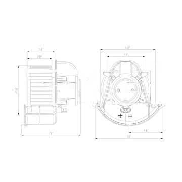 HVAC Blower Motor TY 700262