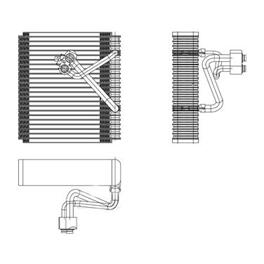 A/C Evaporator Core TY 97108