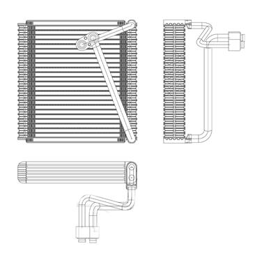 A/C Evaporator Core TY 97109