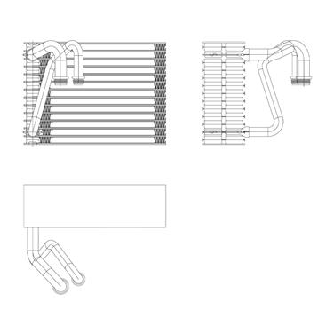 A/C Evaporator Core TY 97147