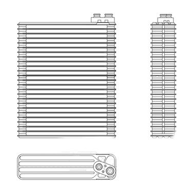 A/C Evaporator Core TY 97148