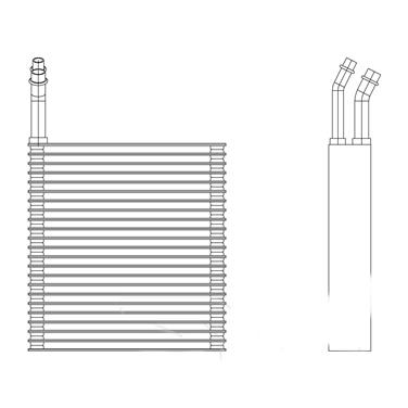 A/C Evaporator Core TY 97150