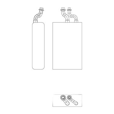 A/C Evaporator Core TY 97159