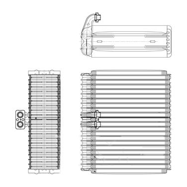 A/C Evaporator Core TY 97167