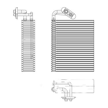 A/C Evaporator Core TY 97168