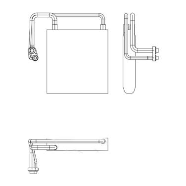 A/C Evaporator Core TY 97170