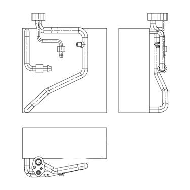 A/C Evaporator Core TY 97173