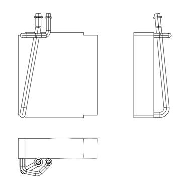 A/C Evaporator Core TY 97181