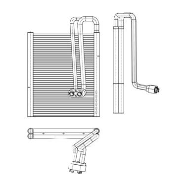 A/C Evaporator Core TY 97184