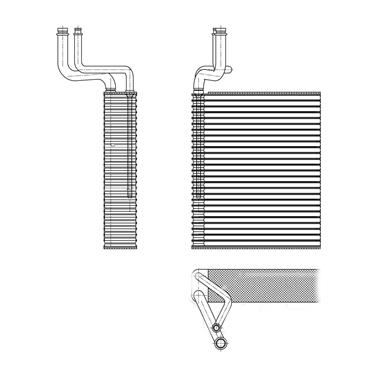 A/C Evaporator Core TY 97185