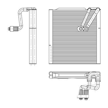 A/C Evaporator Core TY 97186