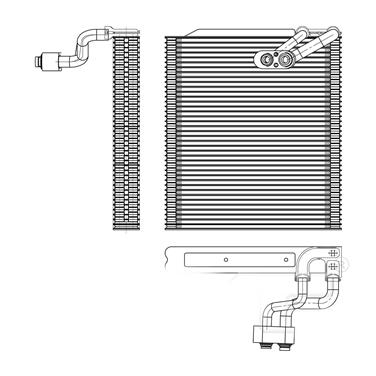 A/C Evaporator Core TY 97188