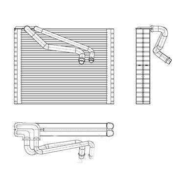 A/C Evaporator Core TY 97190