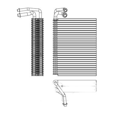 A/C Evaporator Core TY 97192