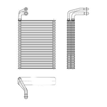 A/C Evaporator Core TY 97193