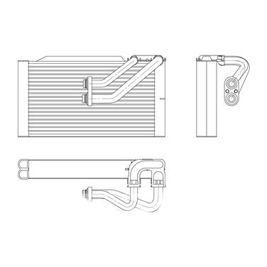 A/C Evaporator Core TY 97194