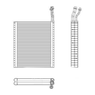 A/C Evaporator Core TY 97198