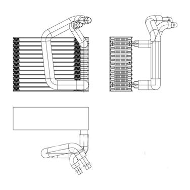 A/C Evaporator Core TY 97202