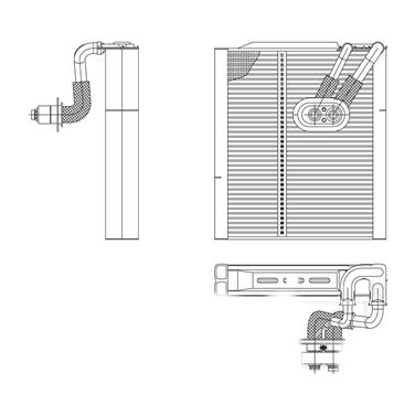 A/C Evaporator Core TY 97205