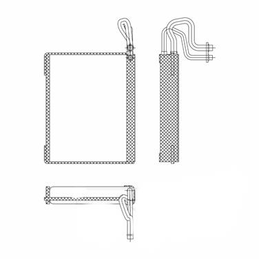 A/C Evaporator Core TY 97213