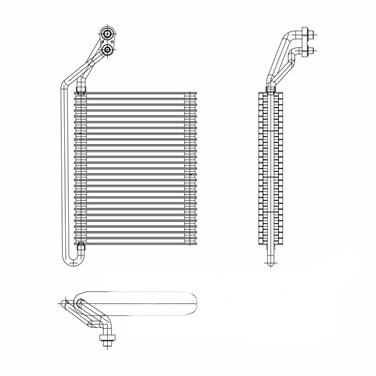 A/C Evaporator Core TY 97216